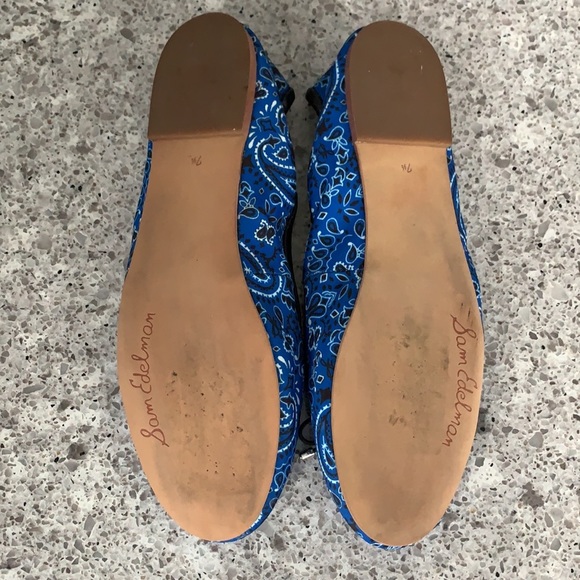 Sam Edelman Ballet Flats with Paisley Pattern - Picture 5 of 6